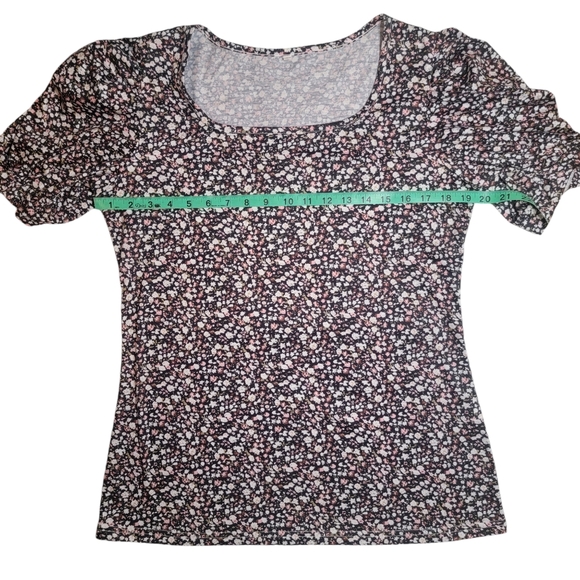 Floral Blouse - Multicolor Top - Women's Size Large - L - Picture 3 of 8